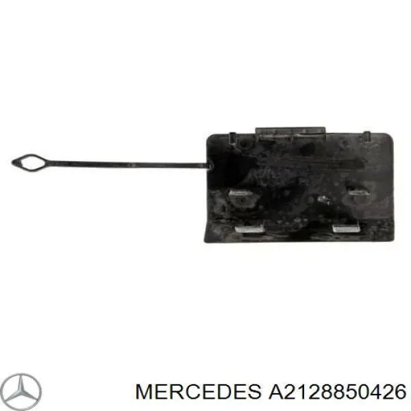 Заглушка бампера буксирувального гака, задня A2128850426 Mercedes