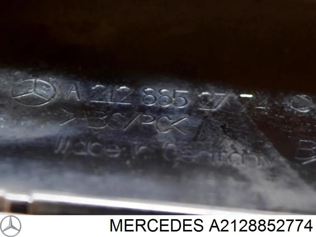Купити A2128852774 Mercedes Молдинг переднього бампера, лівий