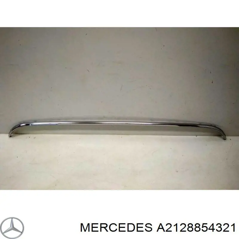 A2128854321 Mercedes Молдинг заднього бампера, центральний