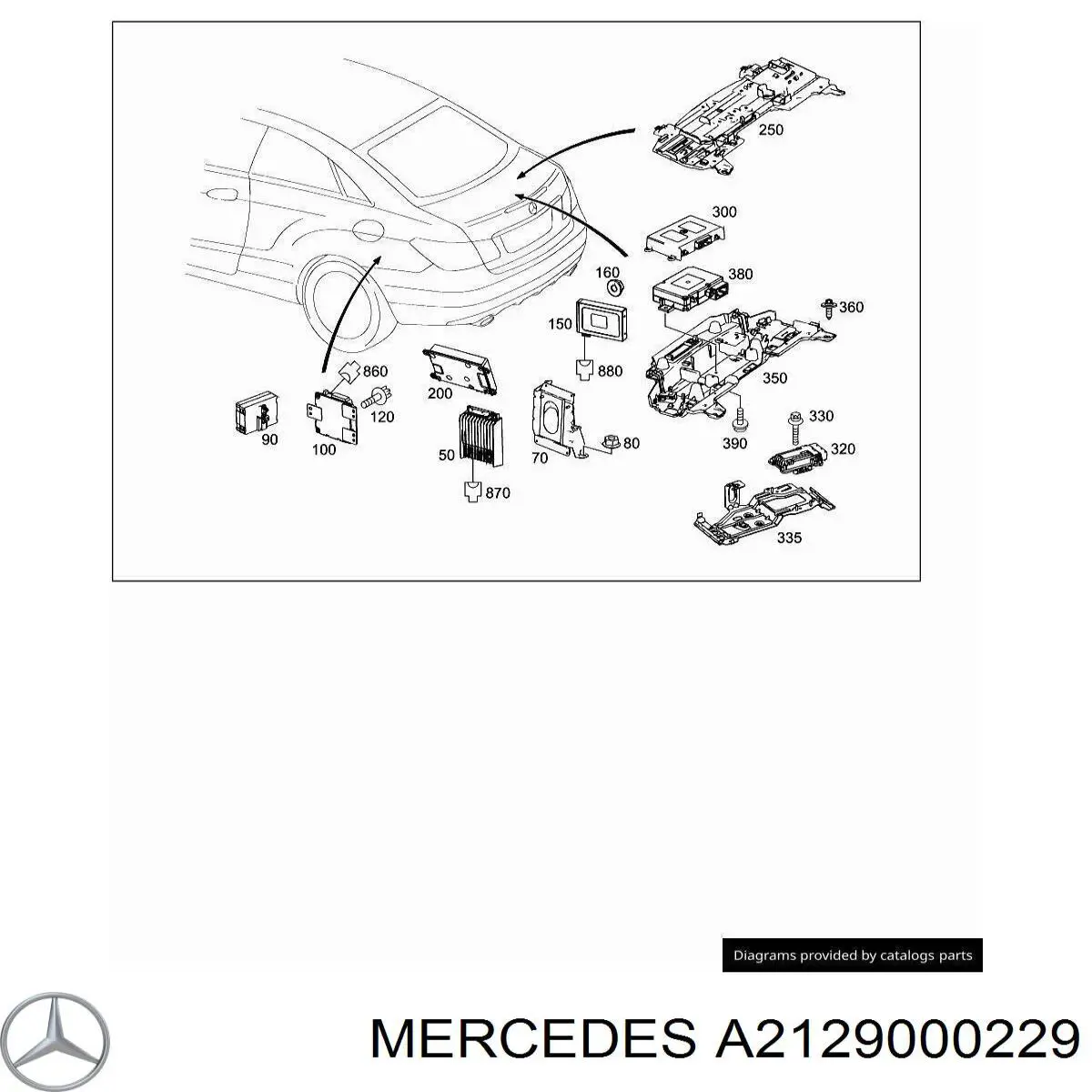A2129000229 Mercedes 