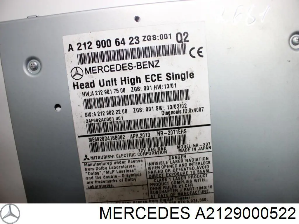 Блок кнопок центральної консолі Mercedes A2129000522 ціна, від 208.78 USD