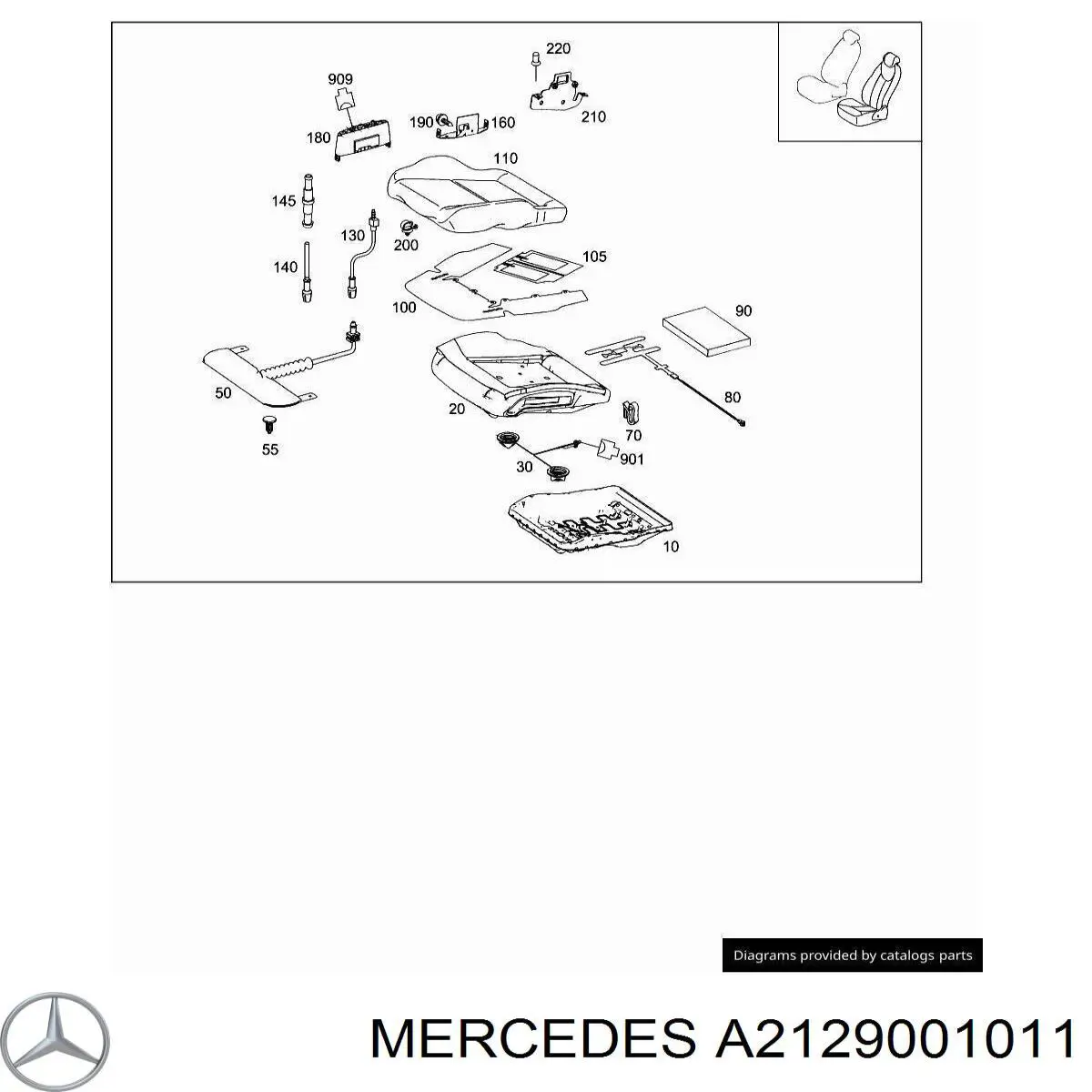 A2129001011 Mercedes 