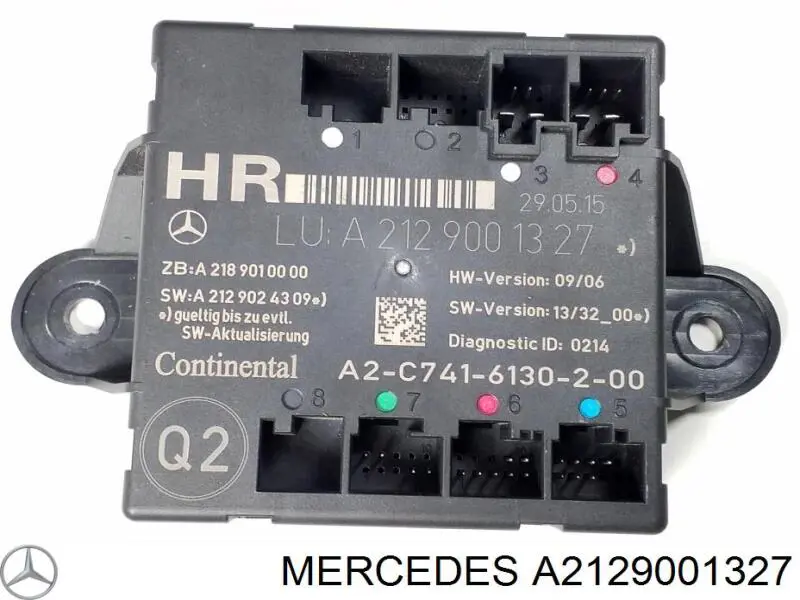 A2129001327 Mercedes Блок комфорту задніх дверей