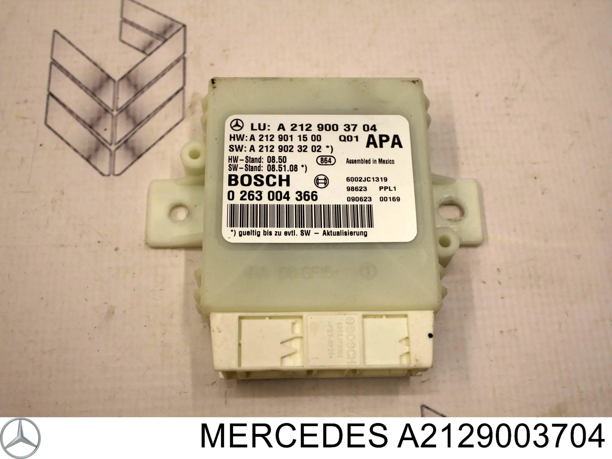 Модуль керування (ЕБУ) парктроніком Mercedes A2129003704 ціна, від 12.67 USD