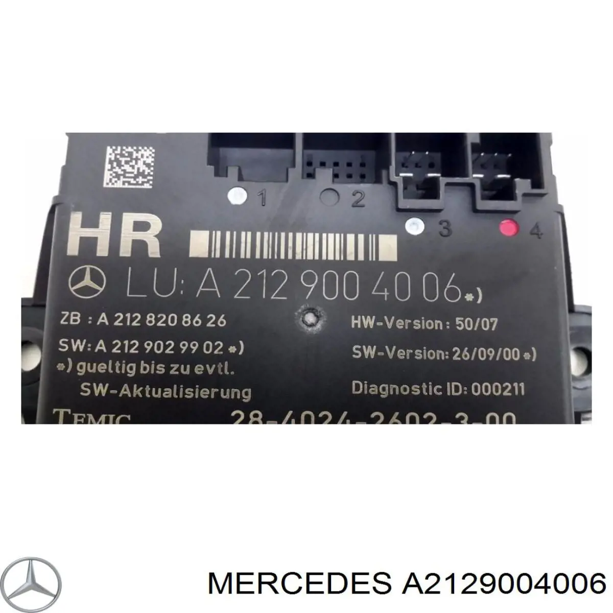 Блок комфорту A2129004006 Mercedes