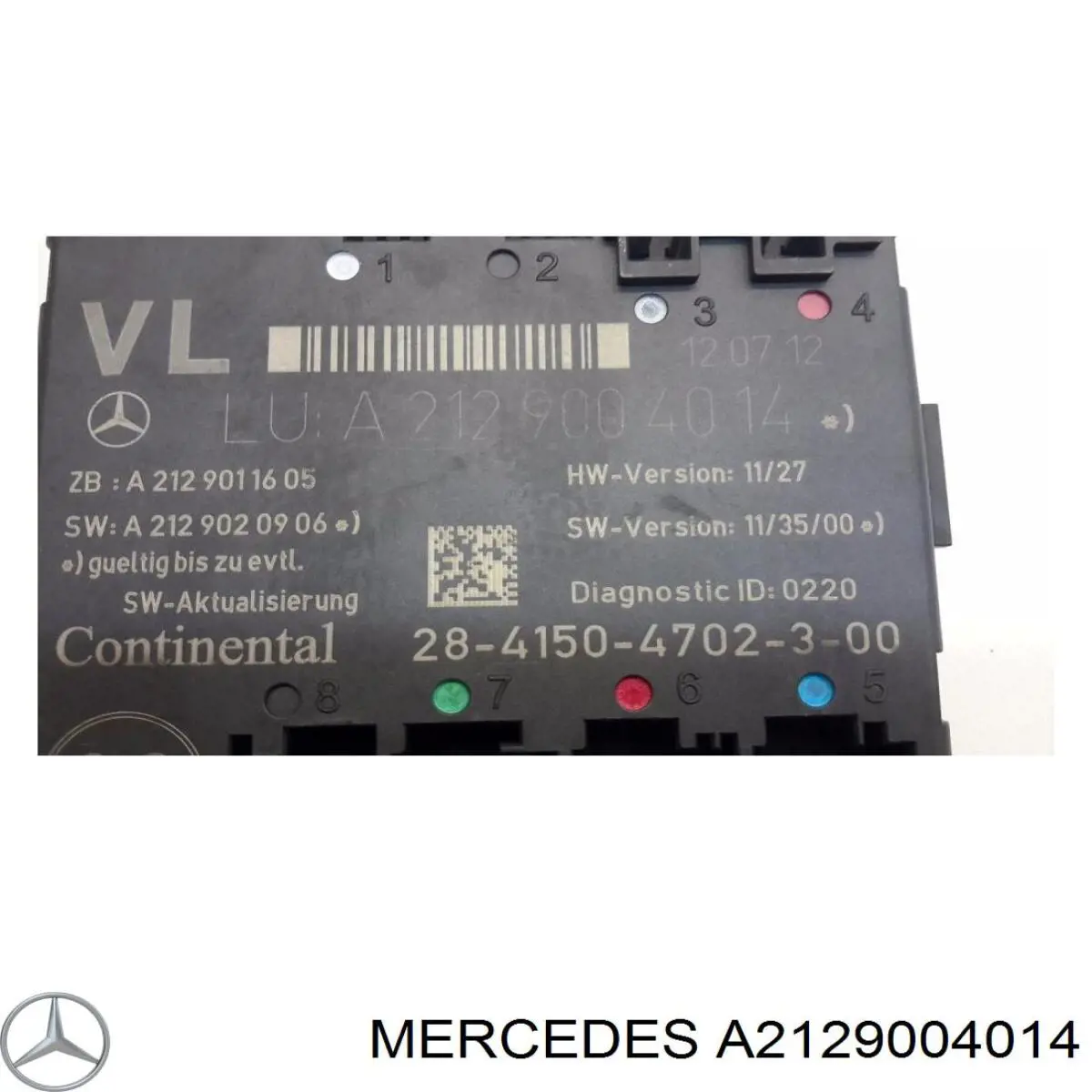 Купити A2129004014 Mercedes Блок комфорту передніх дверей