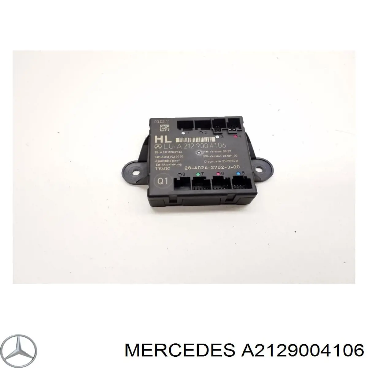 Купити A2129004106 Mercedes Блок комфорту задніх дверей