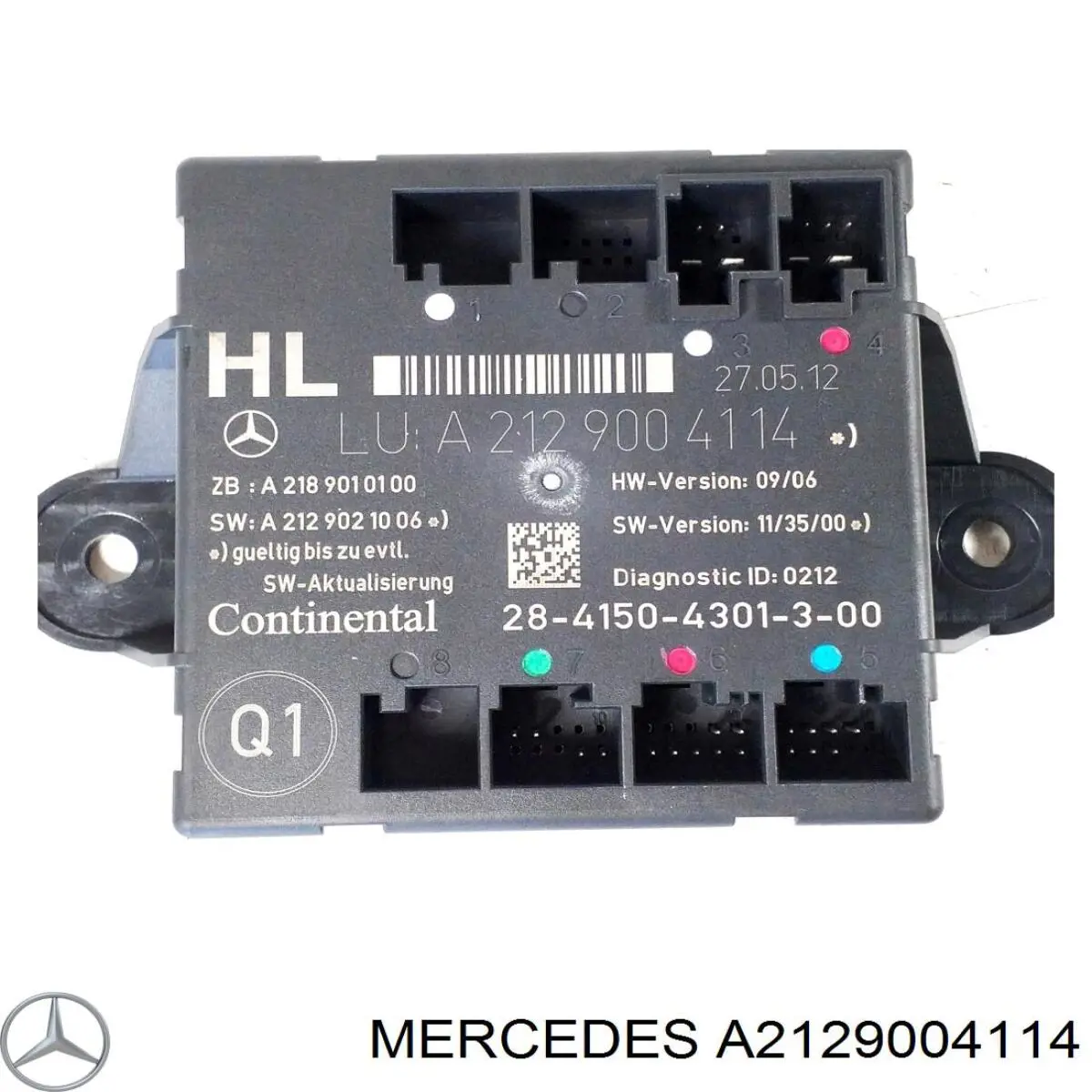 A2129004114 Mercedes Блок комфорту задніх дверей