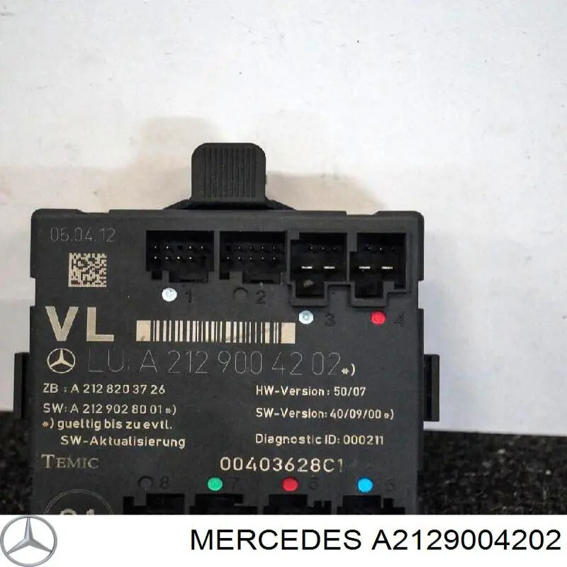 Купити A2129004202 Mercedes Блок комфорту передніх дверей