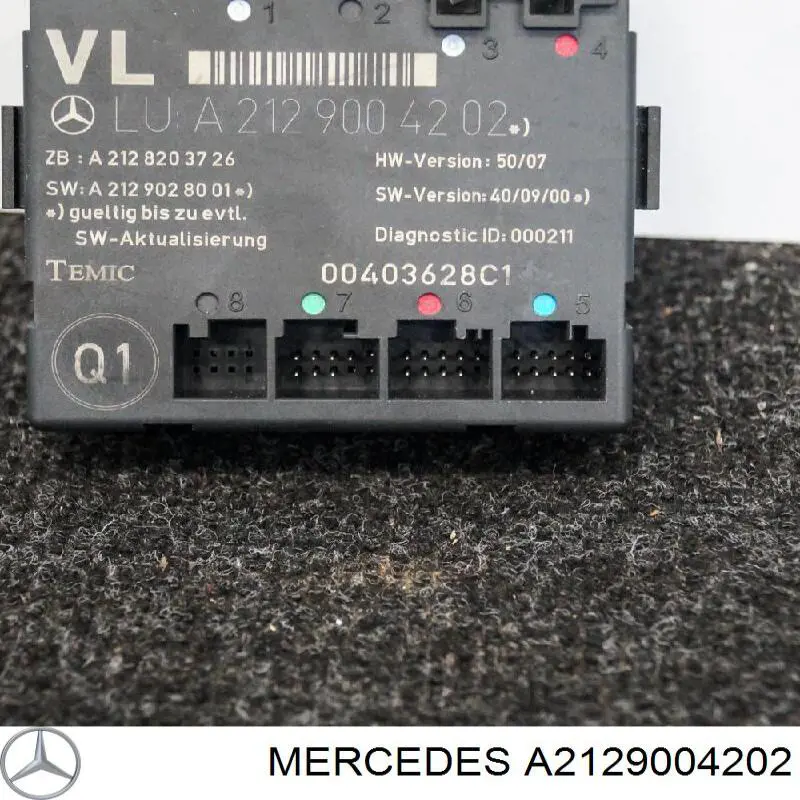 A2129004202 Mercedes блок комфорту передніх дверей