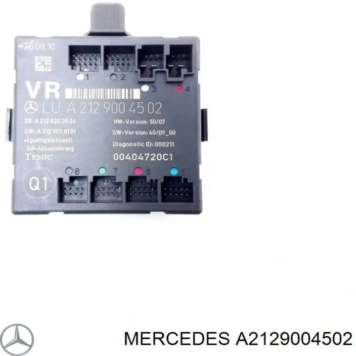 Блок комфорту передніх дверей A2129004502 Mercedes