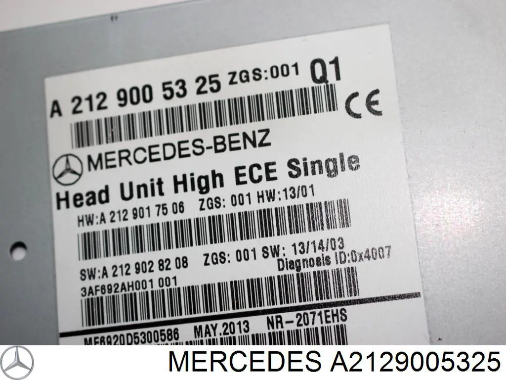 A2129005325 Mercedes Блок кнопок центральної консолі