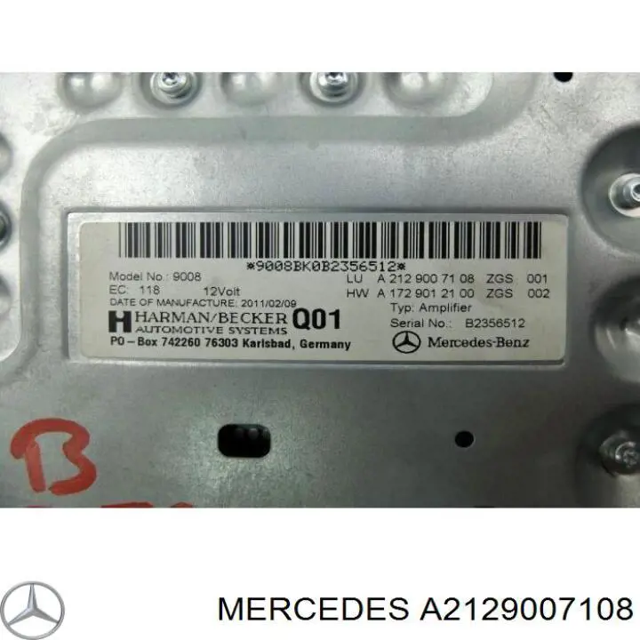 A2129007108 Mercedes 