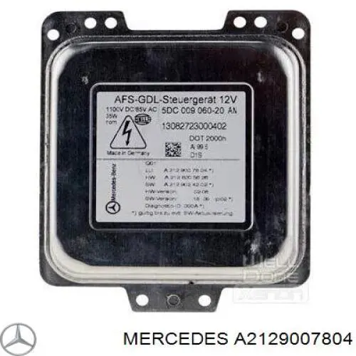 Ксенон, блок керування A2129007804 Mercedes