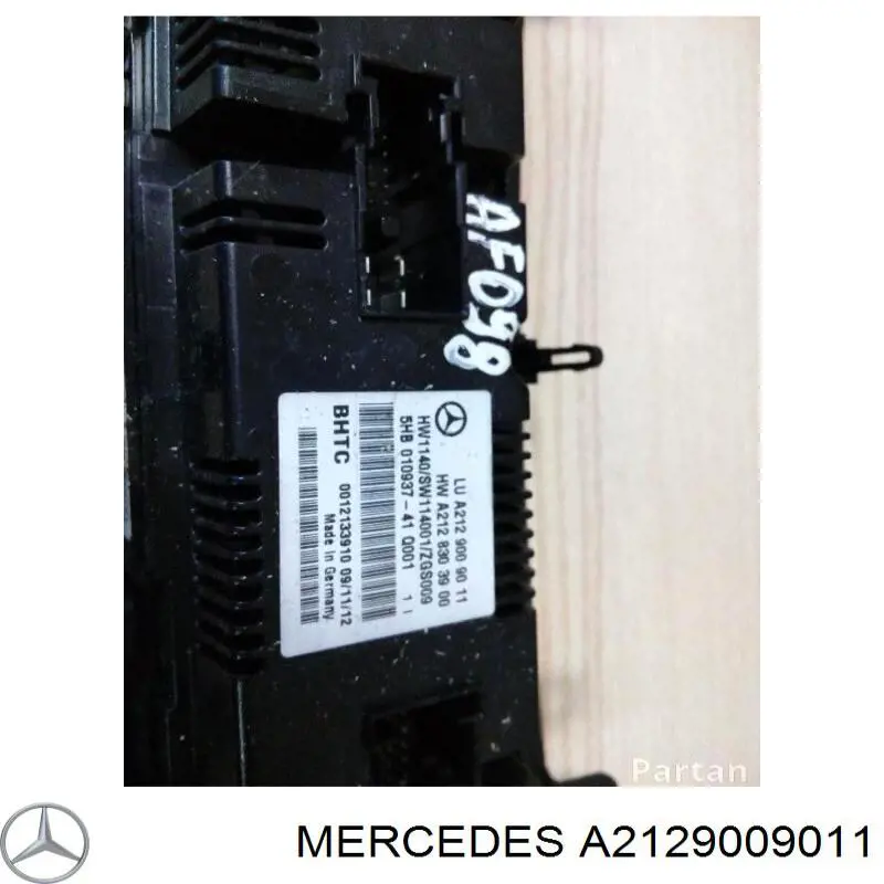 A2129002914 Mercedes Механізм управління кондиціонером