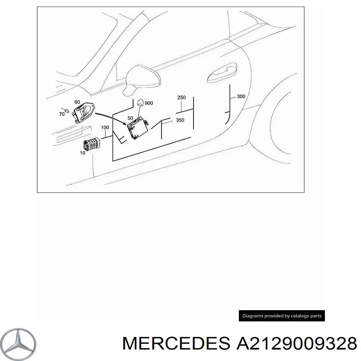 Блок комфорту передніх дверей Mercedes A2129009328 ціна, від 32.00 USD