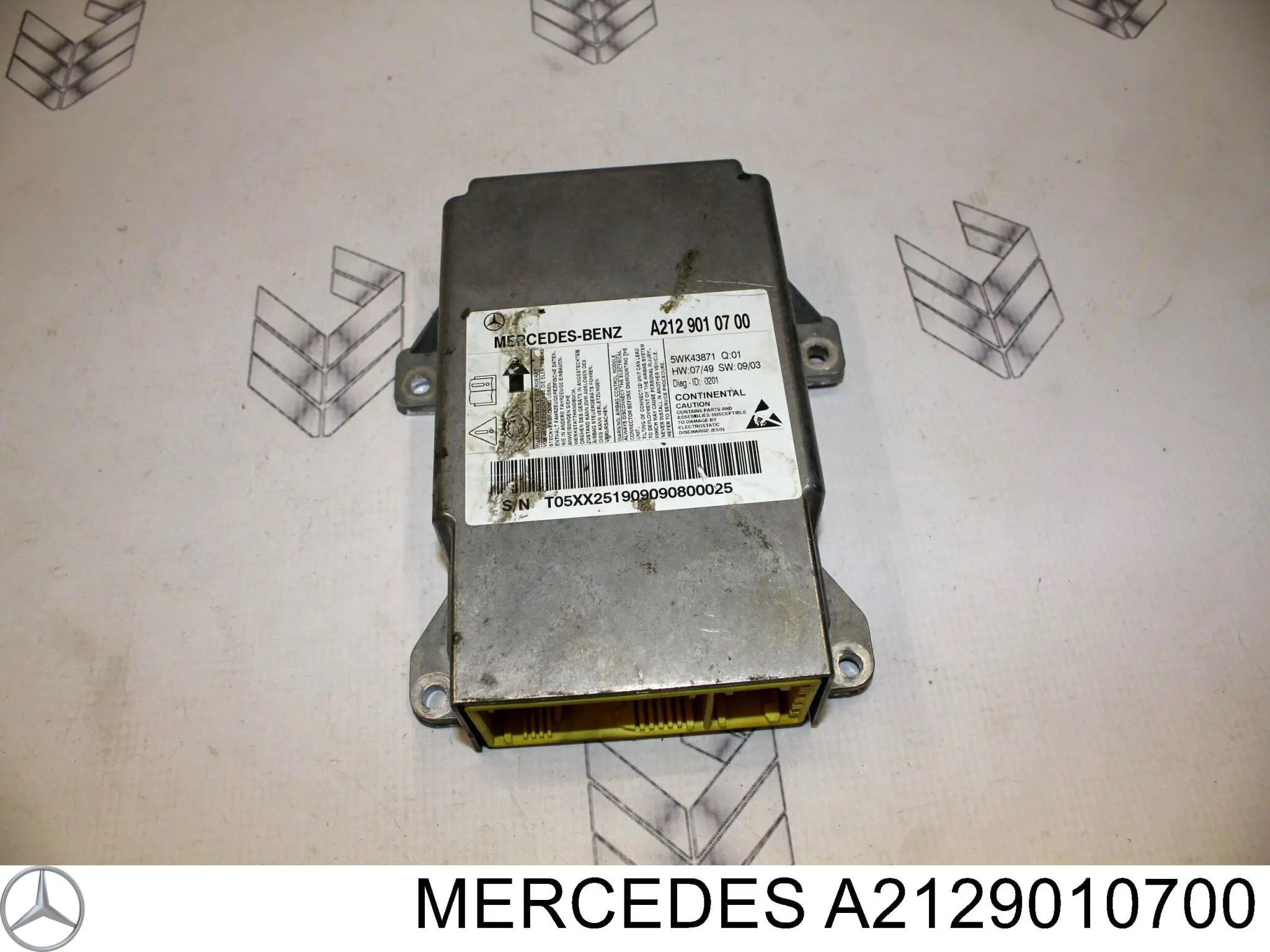 A2129010700 Mercedes Модуль-процесор управління подушки безпеки