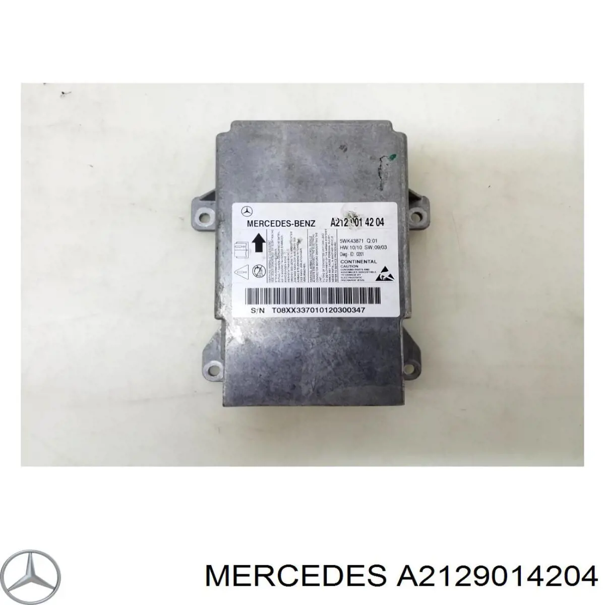 Модуль-процесор керування подушки безпеки Mercedes A2129014204 ціна, від 12.67 USD