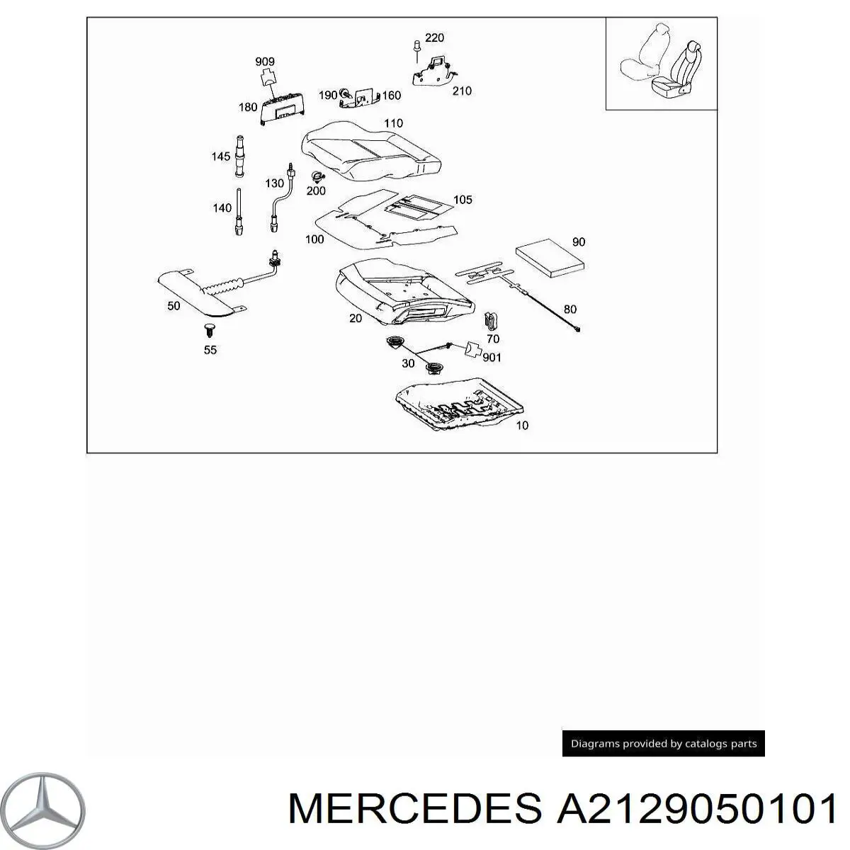 A2129050101 Mercedes 