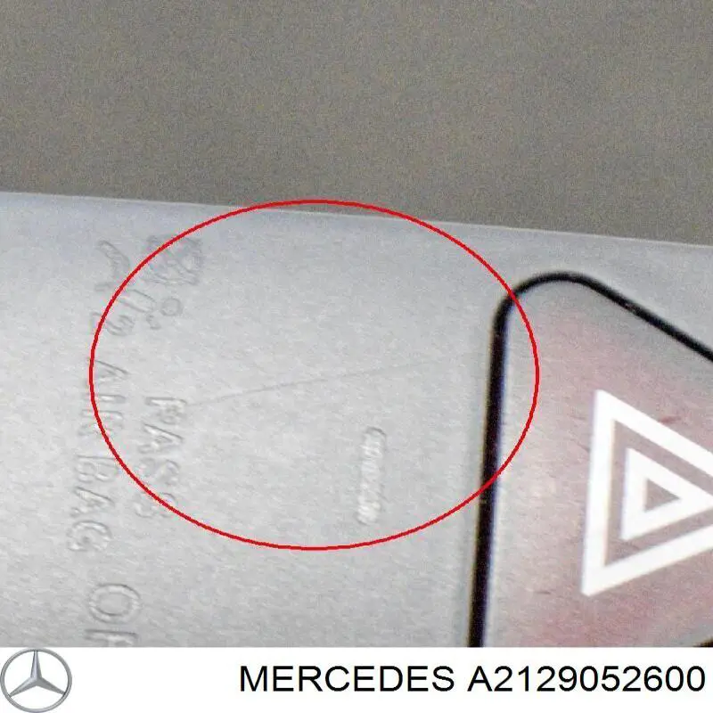 Блок кнопок центральної консолі A2129052600 Mercedes