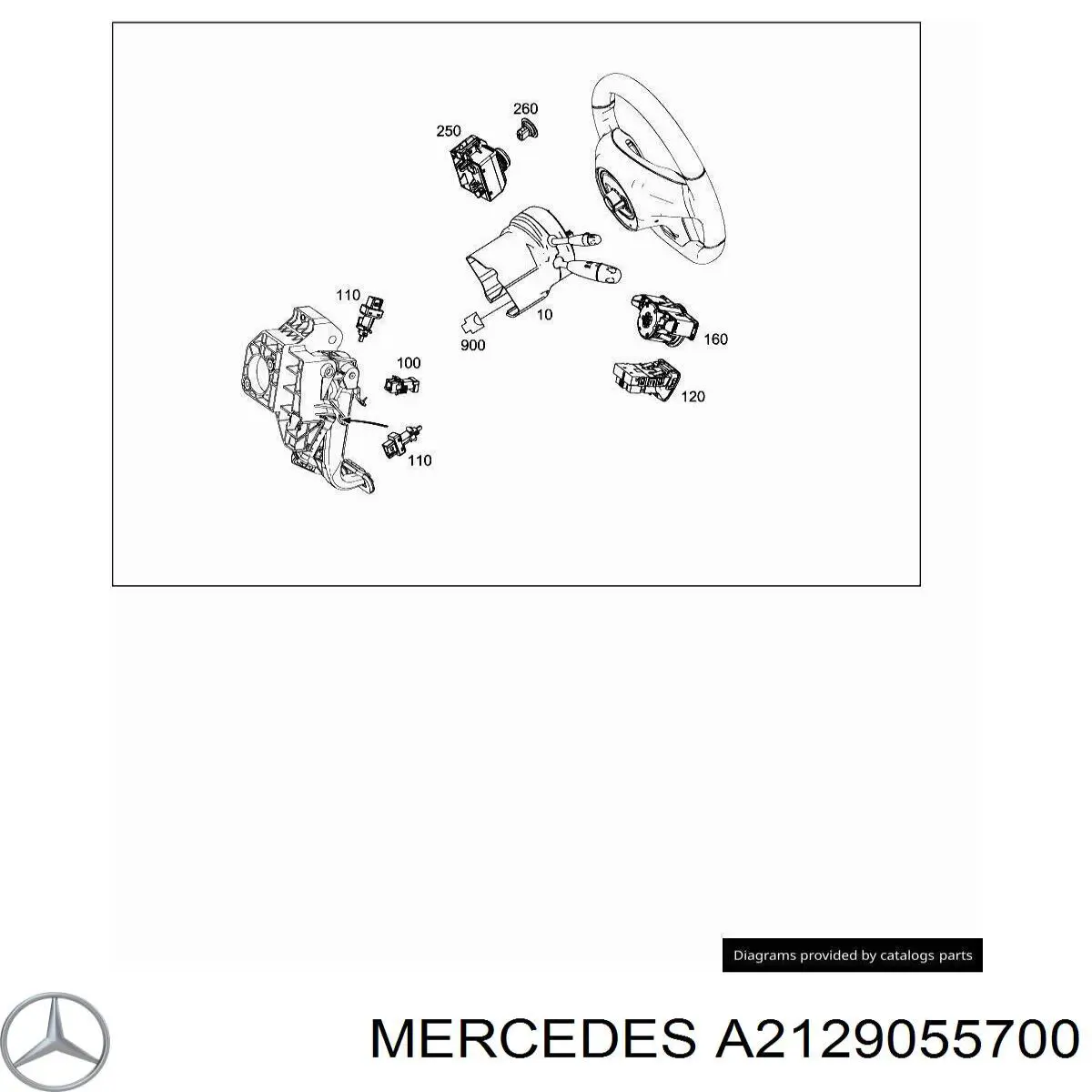  A2129055700 Mercedes