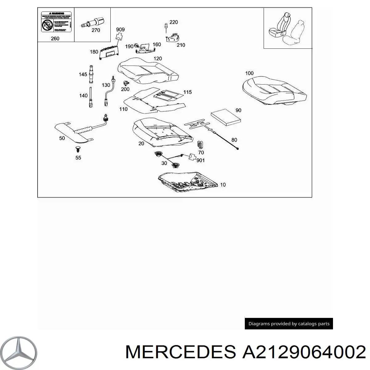A2129064002 Mercedes 