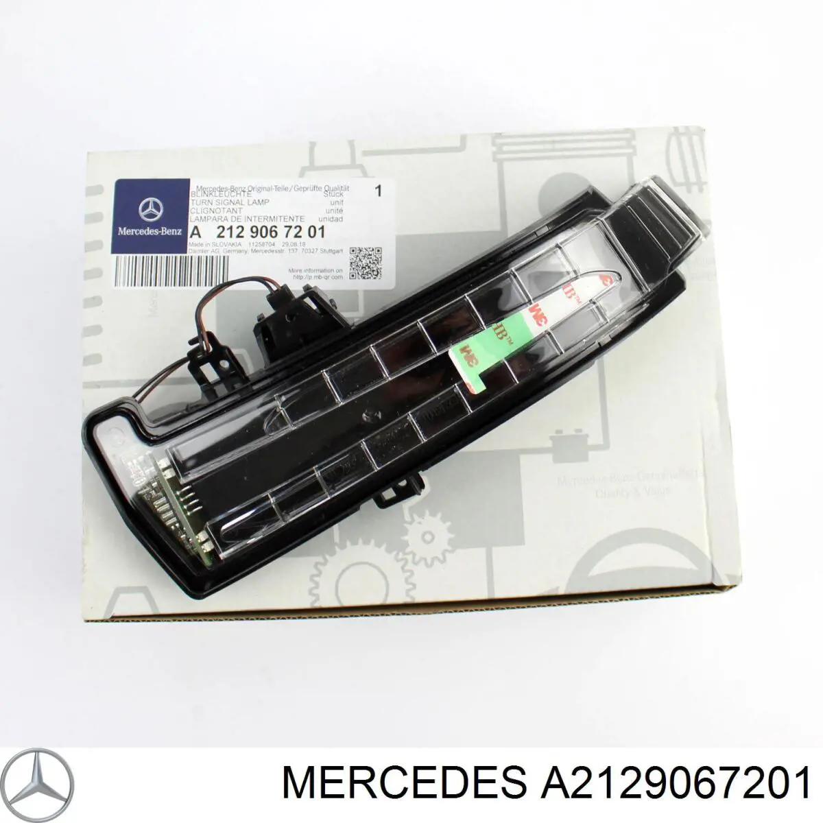 Покажчик повороту дзеркала, лівий Mercedes A2129067201 ціна, від 22.44 USD