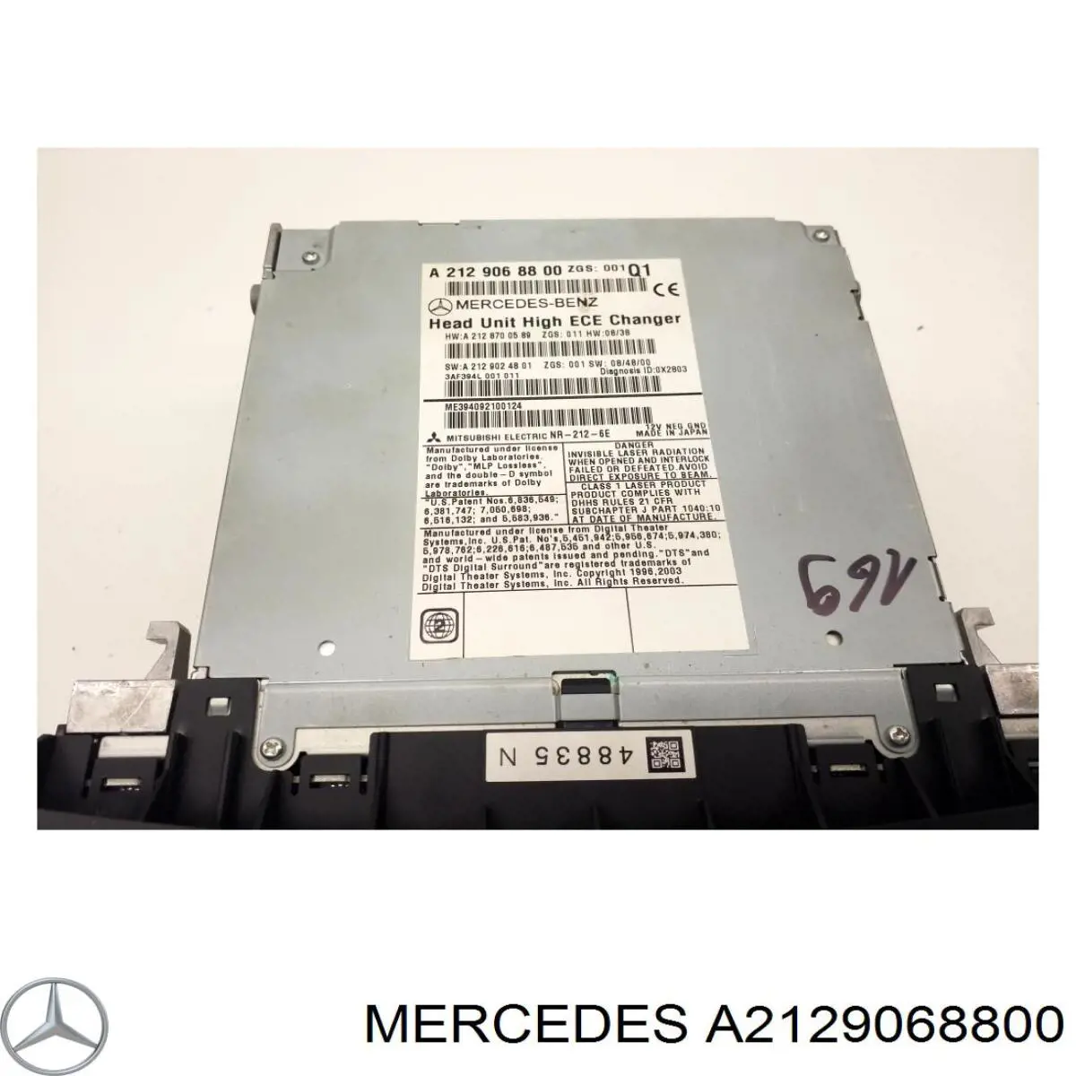 A2129068800 Mercedes Магнітола (радіо AM/FM)