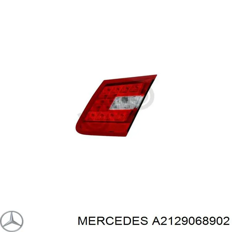 Купити A2129068902 Mercedes Ліхтар задній лівий, внутрішній