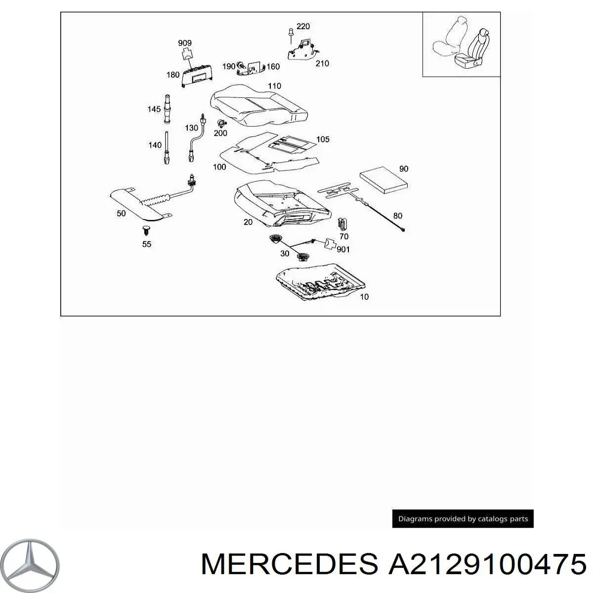 A2129100475 Mercedes 