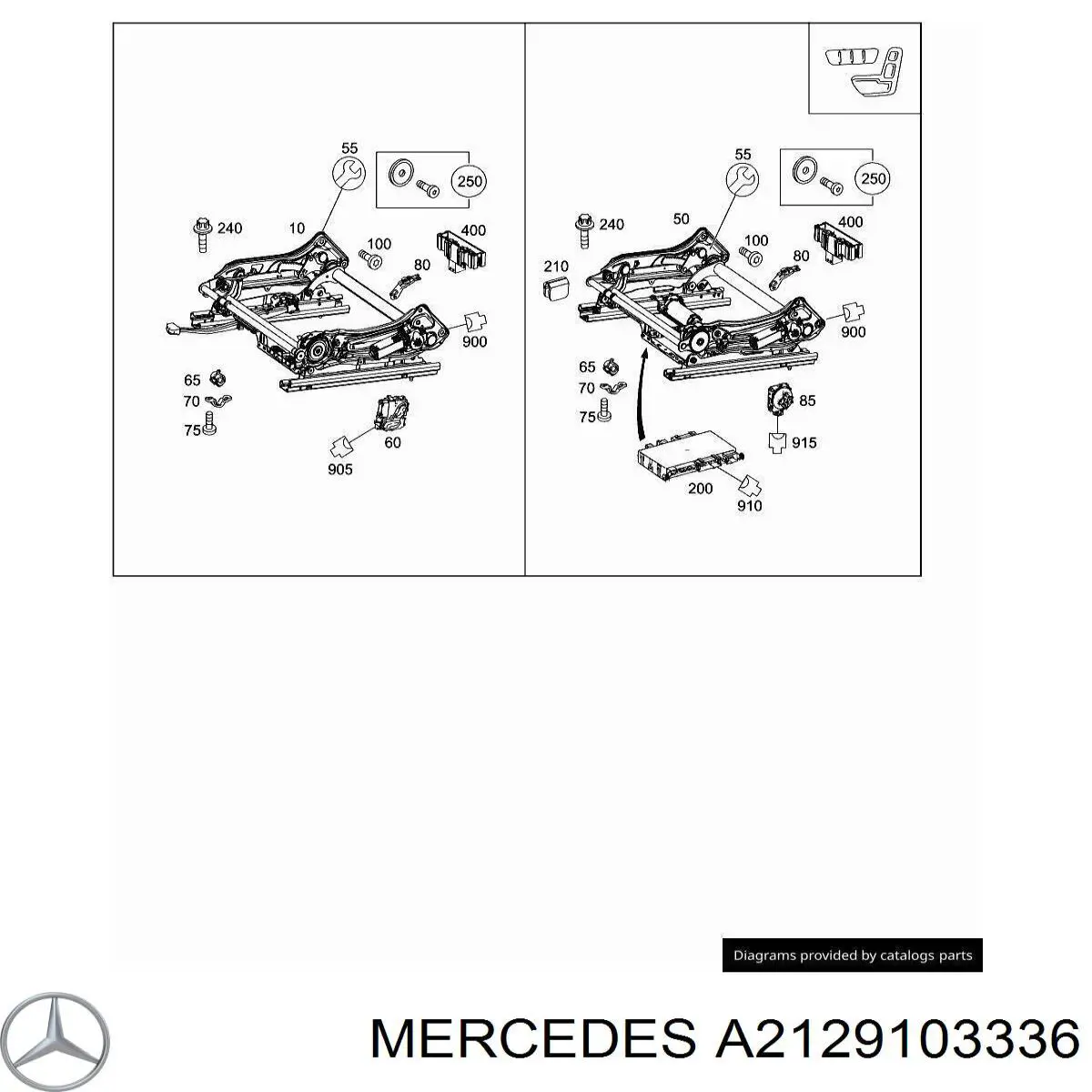 A2129103336 Mercedes 