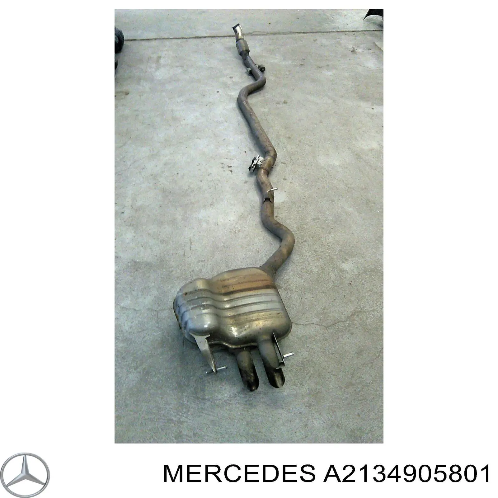 Вихлопна труба Mercedes A2134905801 ціна, від 228.05 USD