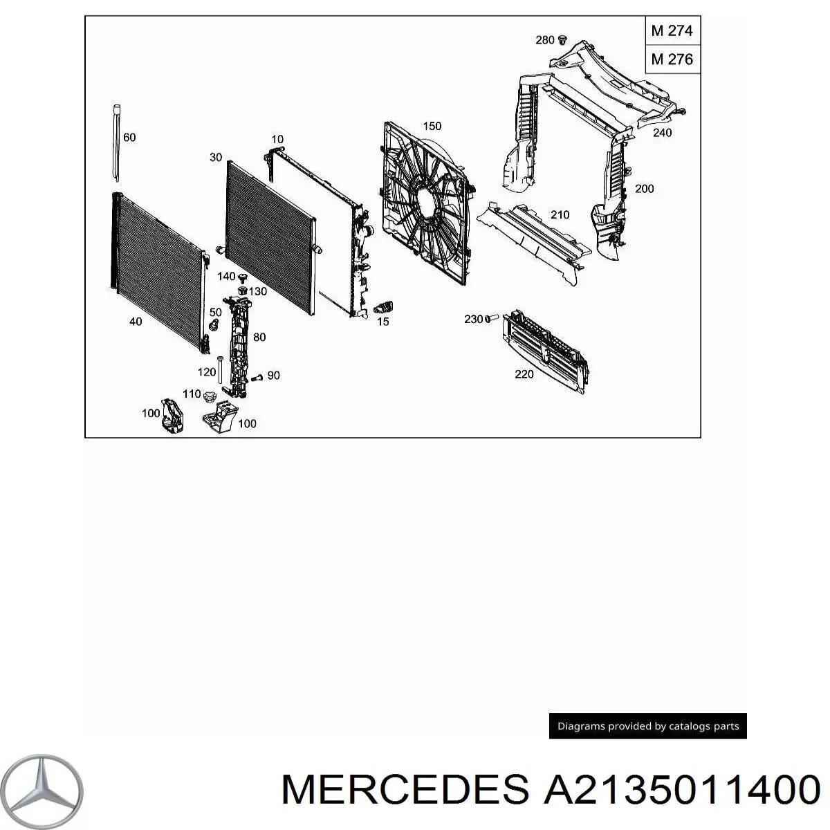 A2135011400 Mercedes 