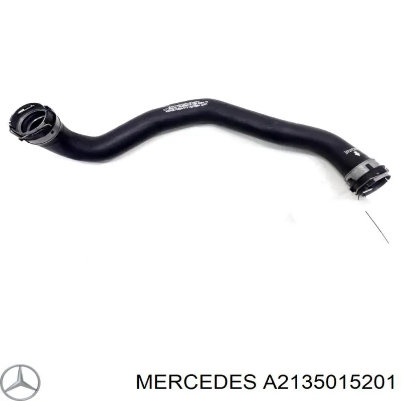 Шланг/патрубок радіатора охолодження, верхній Mercedes A2135015201 ціна, від 31.67 USD