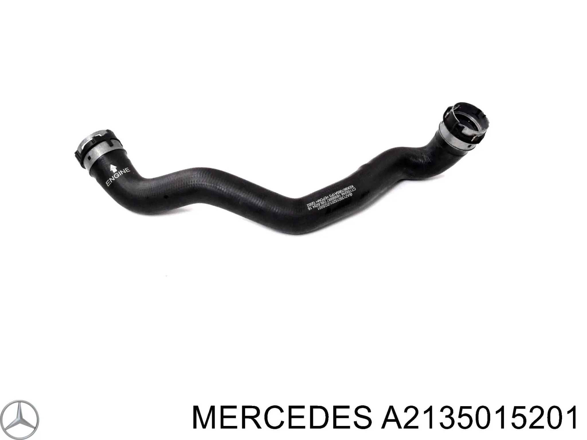 Купити A2135015201 Mercedes Шланг/патрубок радіатора охолодження, верхній
