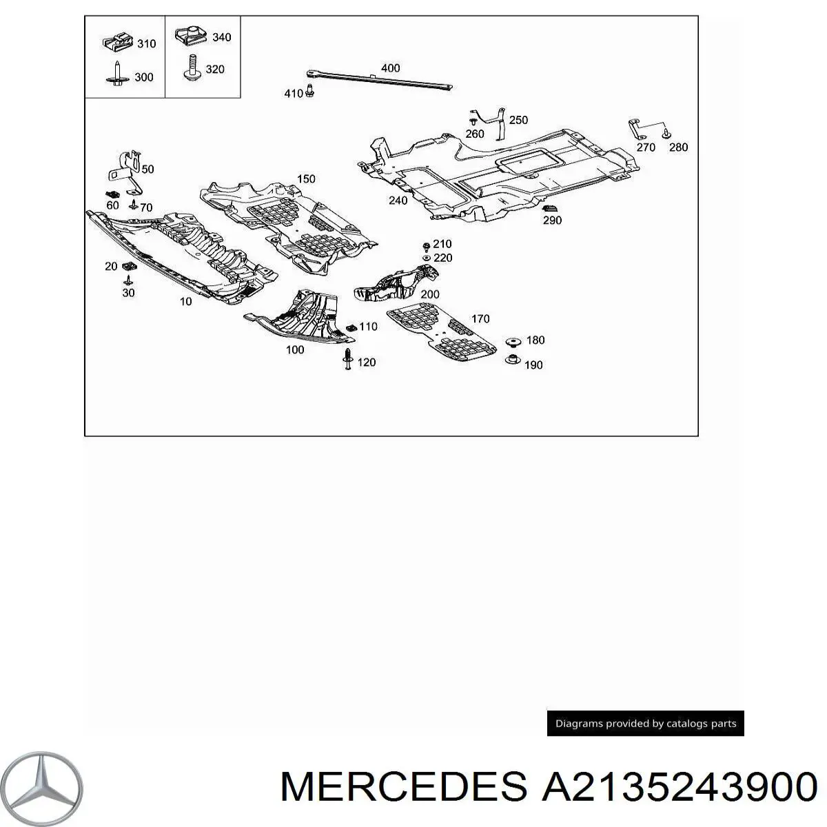  Mercedes A2135243900 ціна, від 101.35 USD