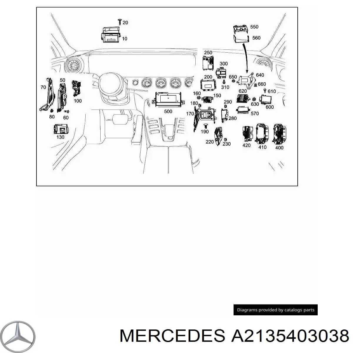 A2135403038 Mercedes 