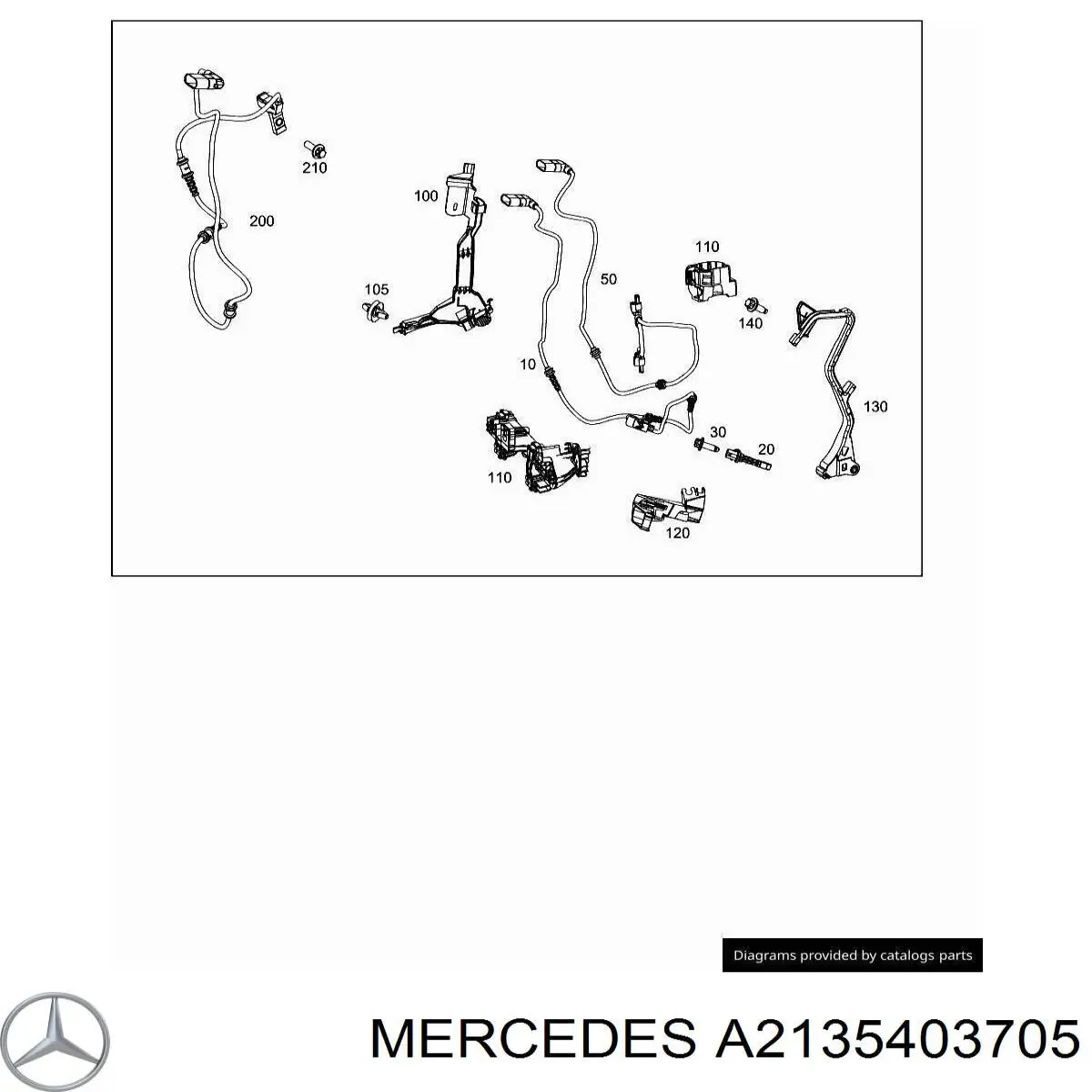  Mercedes A2135403705 ціна, від 6.21 USD