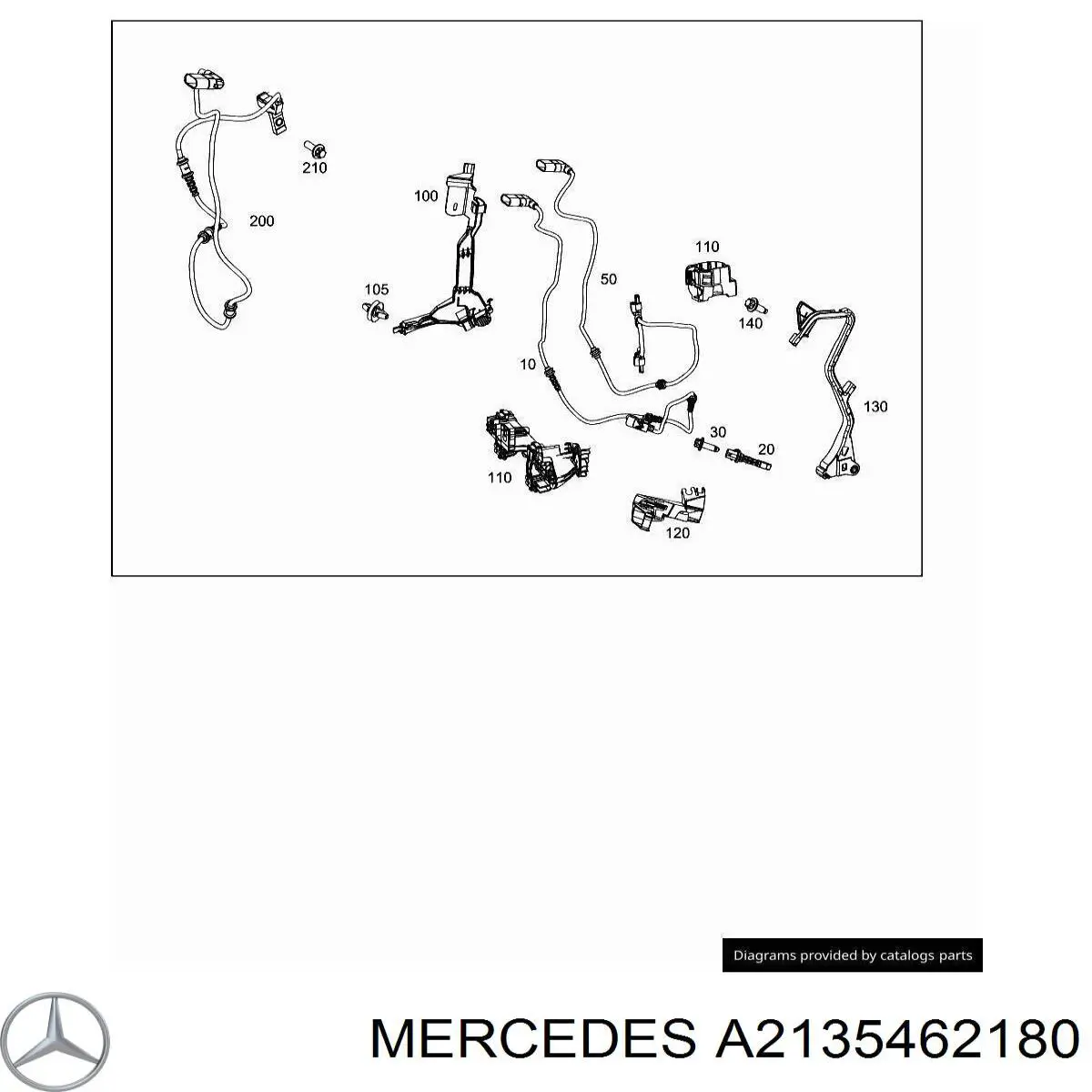  Mercedes A2135462180 ціна, від 2.54 USD