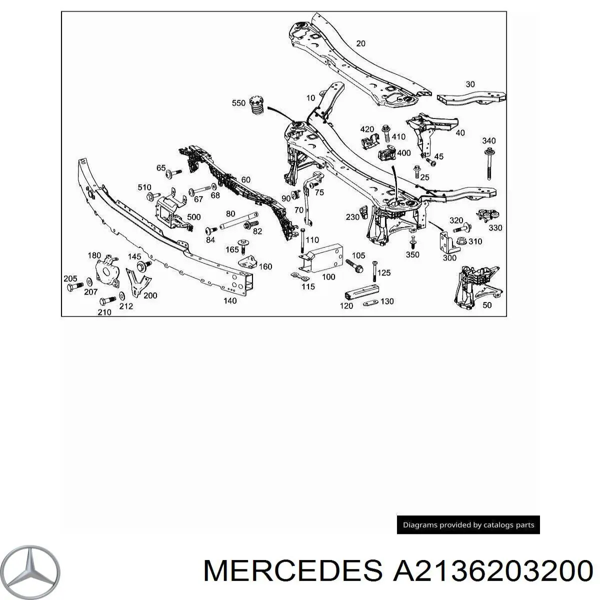 Купити A2136201601 Mercedes 