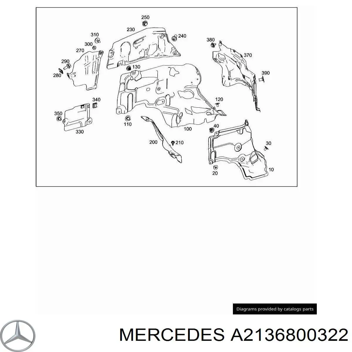 Купити A2136800322 Mercedes 