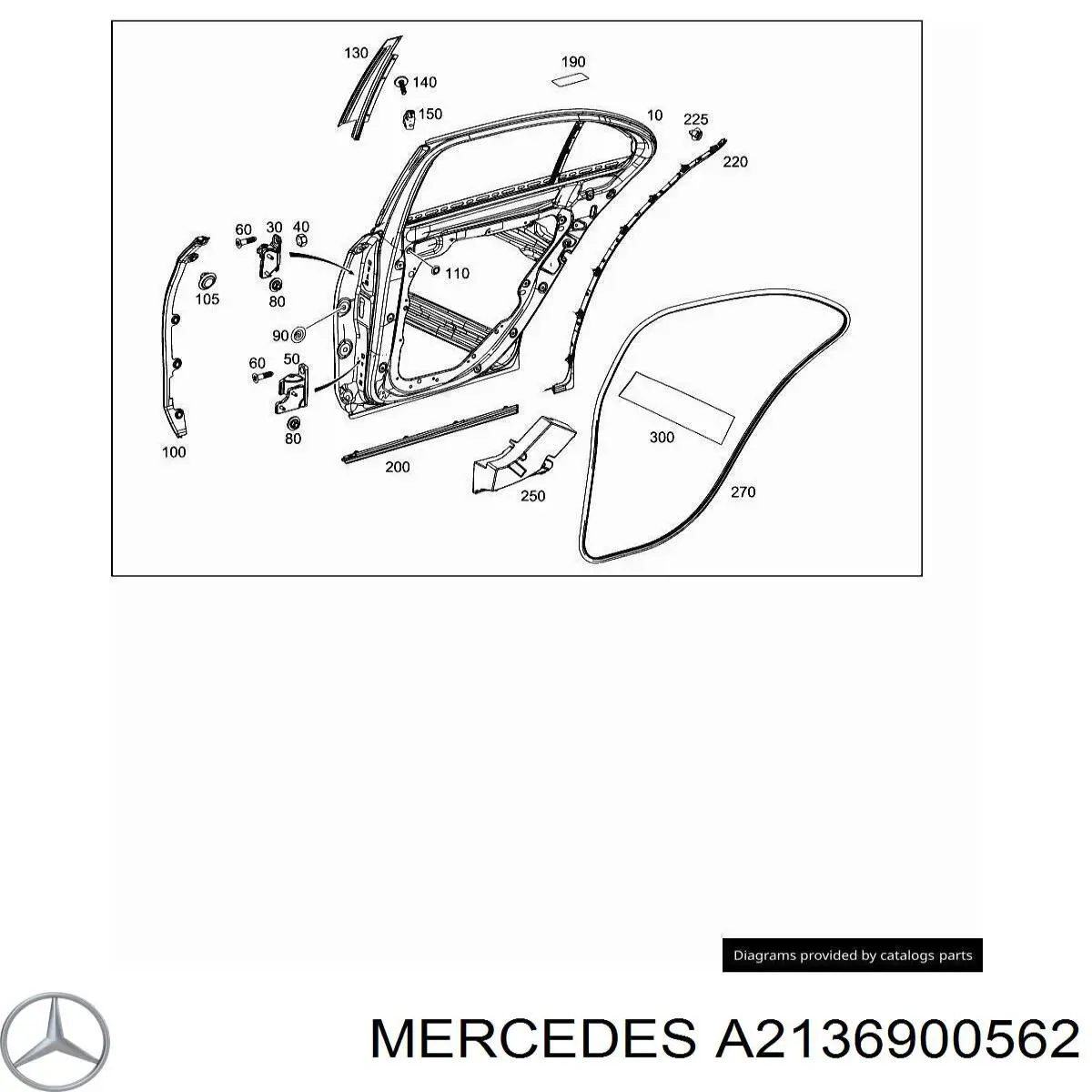 Купити A2136900562 Mercedes 