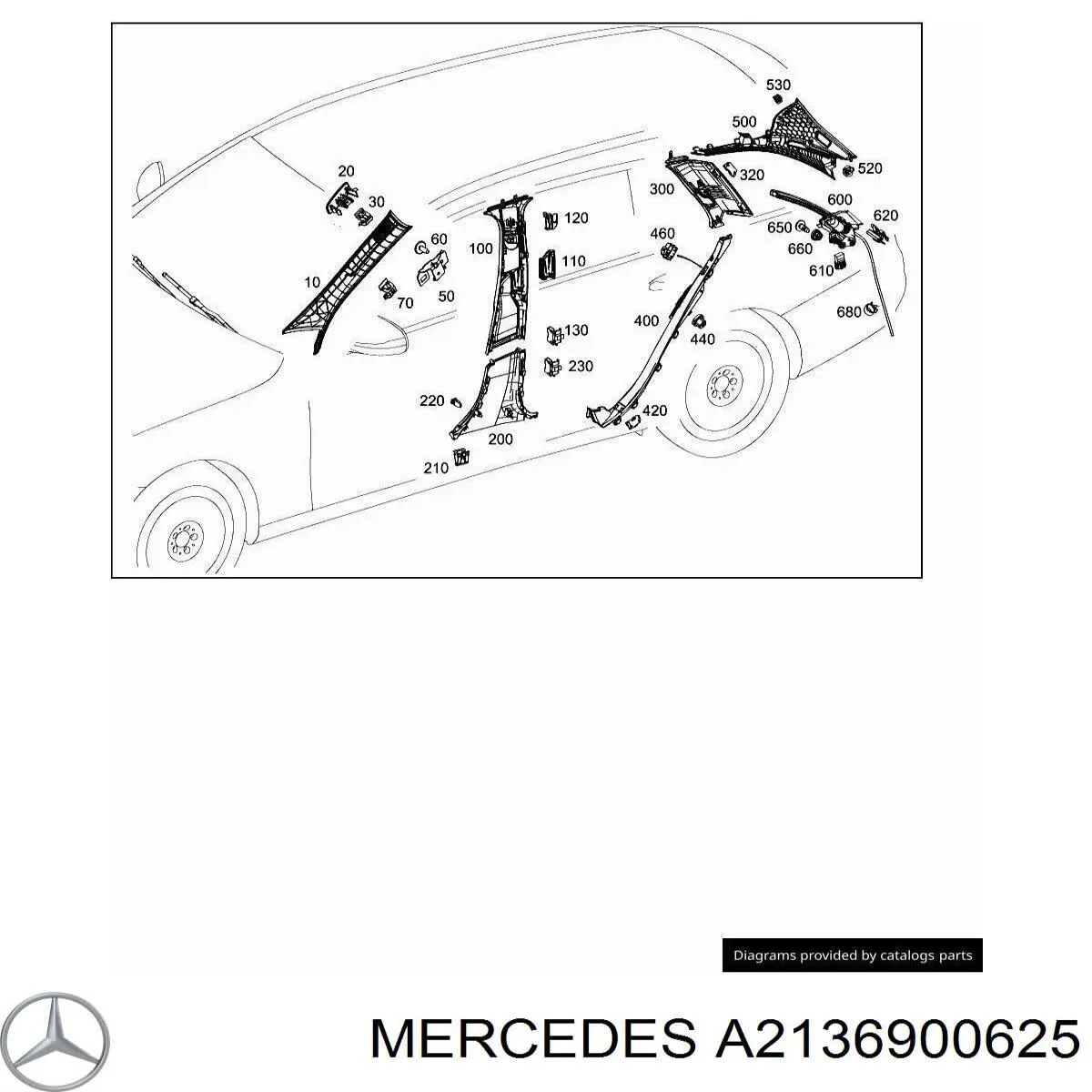 A2136900625 Mercedes 