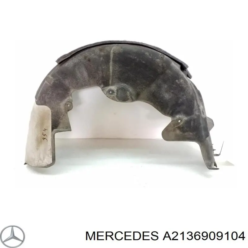 Підкрилок заднього крила, лівий Mercedes A2136909104 ціна, від 32.45 USD