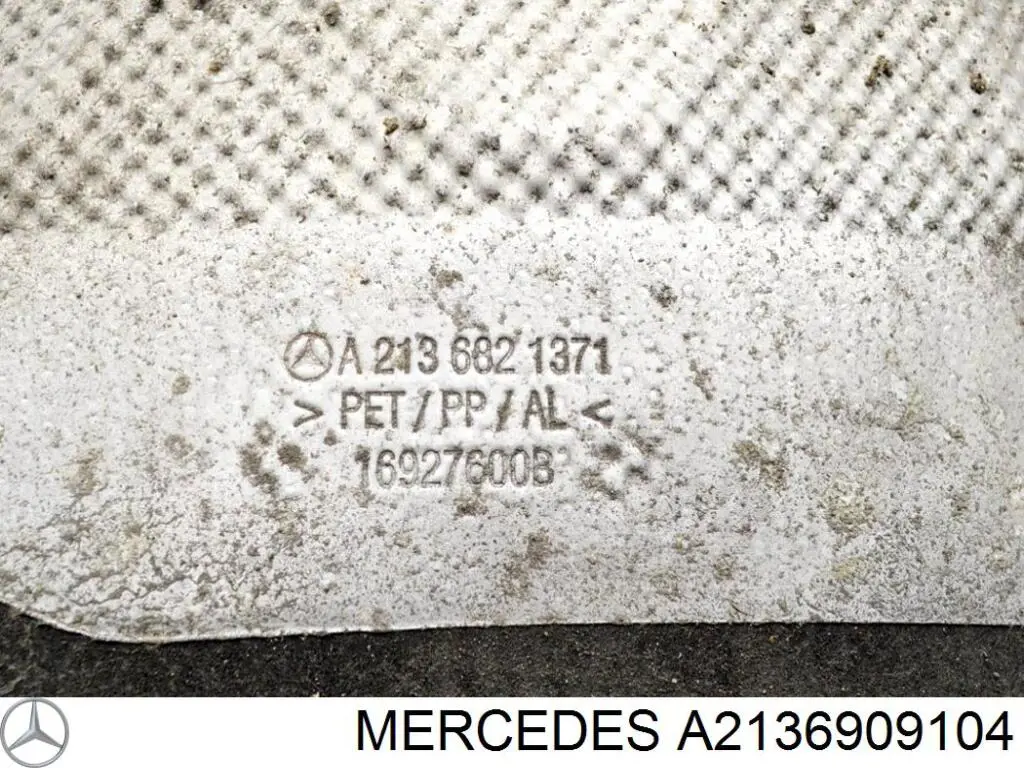 Купити A2136909104 Mercedes Підкрилок заднього крила, лівий