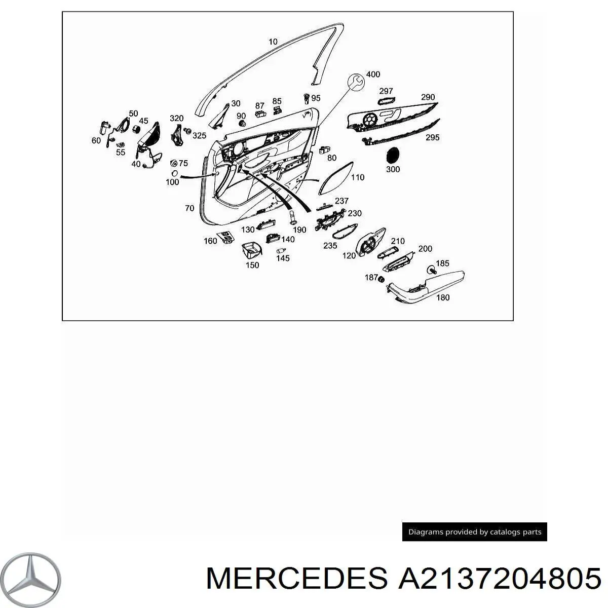 Mercedes A2137204805 ціна, від 88.68 USD