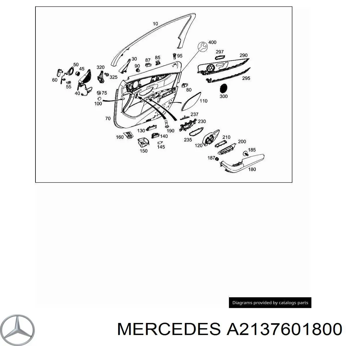 A2137601800 Mercedes 