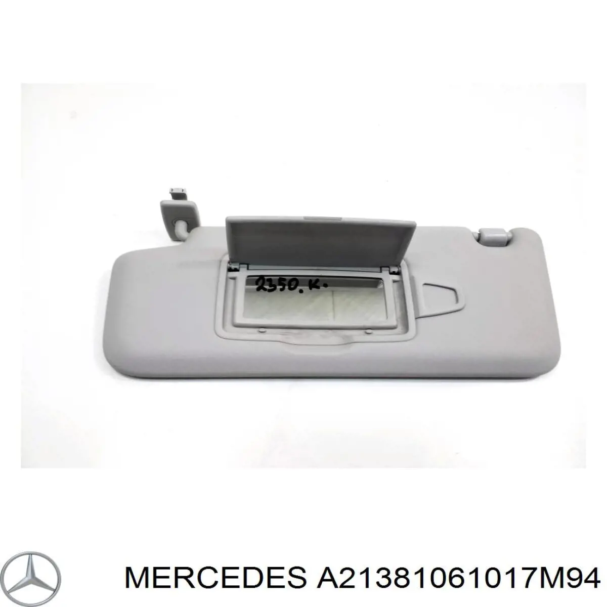 Козирок протисонячний на Mercedes E  S213