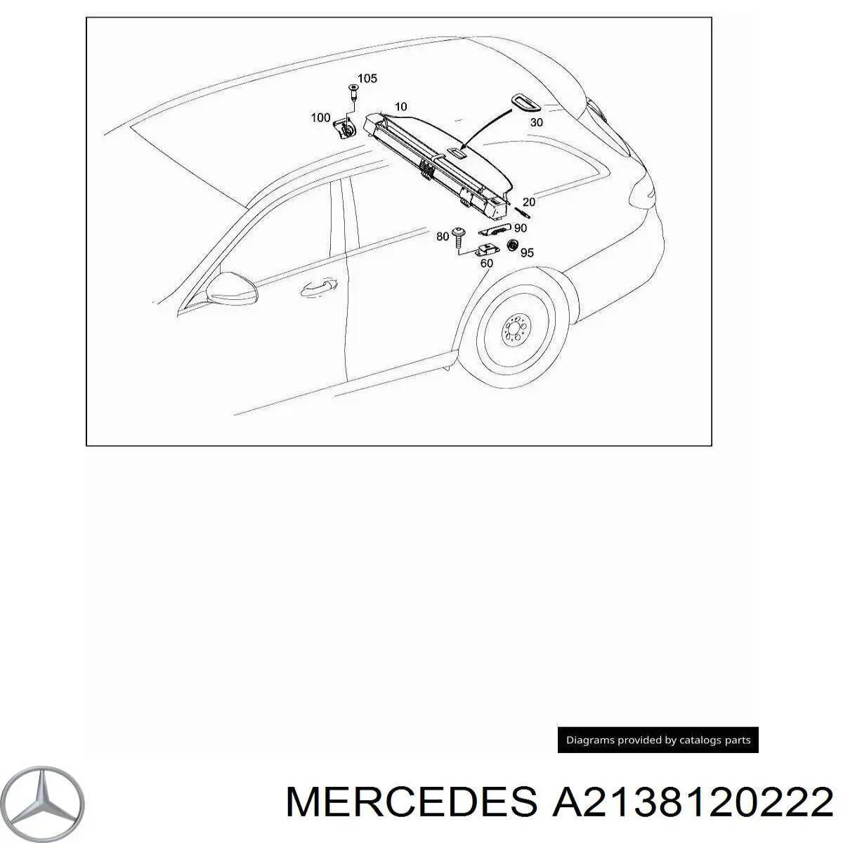  Mercedes A2138120222 ціна, від 37.50 USD