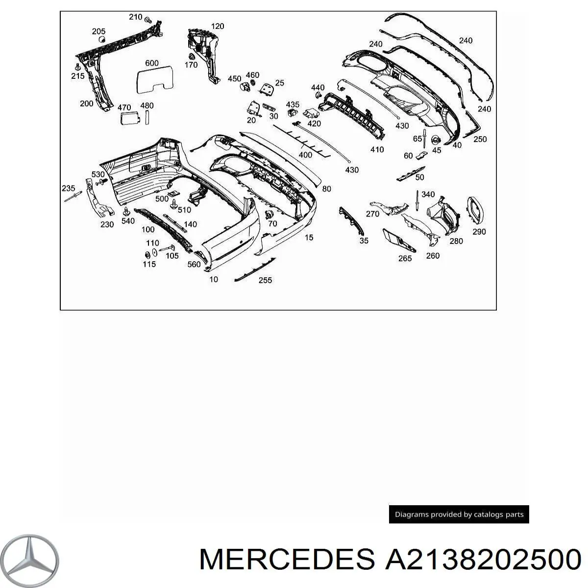  A2138202500 Mercedes